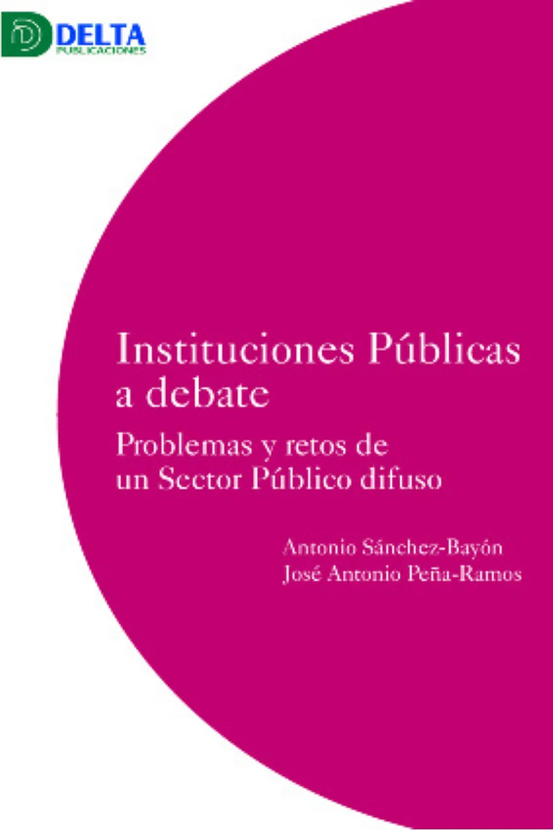 INSTITUCIONES PUBLICAS A DEBATE. PROBLEMAS Y RETOS DE UN SECTOR PUBLICO DIFUSO